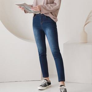 타이트 스판 워싱 데님 팬츠_F1887