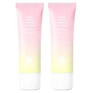16브랜드 물분 톤업 크림 SPF50 PA 50ml 라이트피치 2개