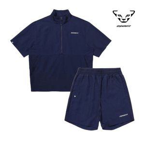 매장정품 다이나핏 남녀공용 타란 반팔 아노락자켓 반바지 트레이닝 세트 YUM23601N4SET 1021983