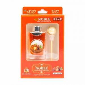 노블 실내용 장착형 송풍구 20ml 디퓨저 732847 레드 차량용 프룻 화장실 냄새제거