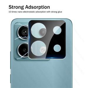 Redmi Note 13 Pro 5G 렌즈 용 곡선 카메라 보호대 강화 유리 커버 + Plus의 케이스