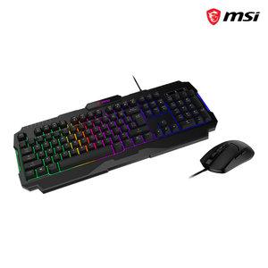 MSI 게이밍 마우스 키보드 세트 FORGE GK100 콤보