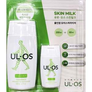 우르오스 파워보습 피부중건성용 스킨밀크 200ml+60ml /남성피부보습/올인원/모이스처라이저/번들거림없음