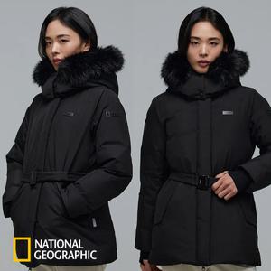 [롯데백화점]내셔널지오그래픽 여성 아틀라스 윈드스토퍼 BY GORE-TEX LABS 중기장 구스 다운 점퍼 N244WDW