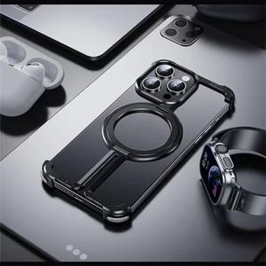 알루미늄 테두리 없는 케이스 삼성 갤럭시 S24 23 Ultra Plus 메탈 범퍼 방열 에어백 각도 적용