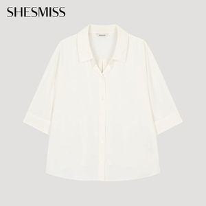 쉬즈미스 루즈 오픈 칼라 셔츠SWWSTO22530IV