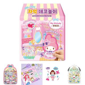 학산문화사 코디 놀이 산리오 캐릭터즈 마이 멜로디 자석 데코 부티크/패션/캐릭터/피규어/인형/꾸미기
