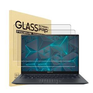 I-Tensodo ASUS 젠북 14X OLED 14.5인치 14.5 Vivobook S 노트북 HD 투명 9H용 2팩 강화 유리 액정보호필름