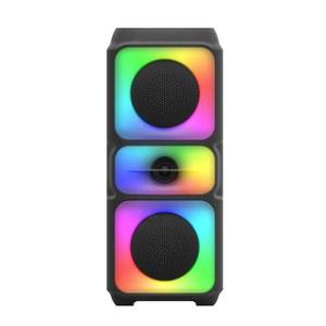 파티 박스 스피커 초대형 캠핑 블루투스 RGB 노래방 더블 혼 서브우퍼 휴대용 무선 컬럼 베이스 사운드는 FM/TF를 지원합니다