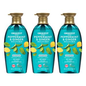 오가니스트 페퍼민트 비듬쿨링 샴푸 500ml, 3개