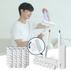 리브맘 매직핸들 돌돌이 광폭사이즈 테이프클리너(거치대증정) /9종/12종/밀대봉/리필/돌돌이테이프
