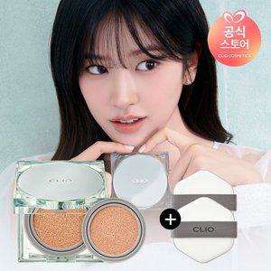 [클리오]킬커버 스킨 픽서 커버 쿠션 기획 [본품+리필]+(증정)퍼프(랜덤)2EA