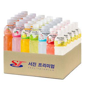 (서진프리미엄) 모구모구 7종혼합(복숭아+리치+망고+샤인머스켓+요거트+딸기+레몬) 320mlx35ea