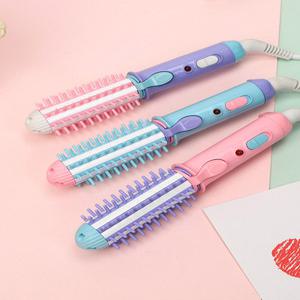 헤어 앞머리 세라믹 브러시 무선 전기헤어롤 음이온 고데기 컬링 남성용 헤어롤