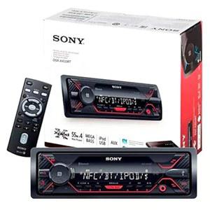 소니 DSX-A410BT 싱글 딘 블루투스 스테레오 없음) AUX 플레이어 미디어 프론트 카 디지털 USB 수신기(CD