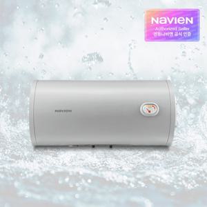 경동나비엔 스텐 전기온수기 ESW550-50WH 50L 가로형 하향식 벽걸이 직접설치