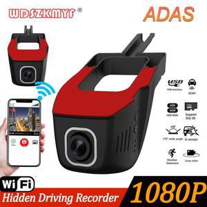 자동차 DVR 비디오 녹화 전면 카메라 대시 캠  안드로이드 라디오 화면용  1080P 와이파이이 USB ADAS