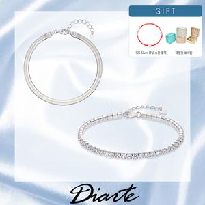925 Silver 팔찌 2종 SET(샹달소원팔찌+여행용보석함)