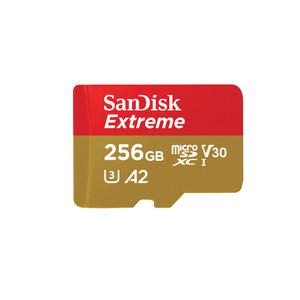 샌디스크 MicroSDXC Class10 Extreme 256GB SQXAV 4K 마이크로SD카드 메모리카드 블랙박스 홈카메라 액션캠 휴대폰 口