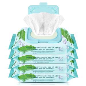 메디플라워 센텔라 순한 딥 클렌징 티슈 100매 x4