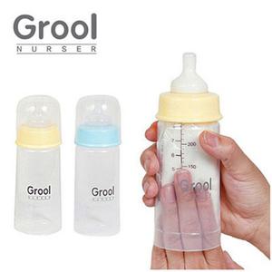 Grool 그롤 BPA Free 일회용젖병 250ml 유꼭지(3~18개월) (블루)