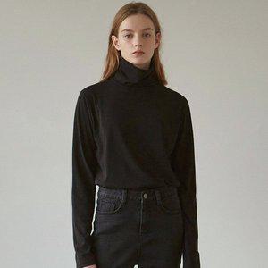 [얀13][YAN13] WARMER TURTLENECK TOP_BLACK