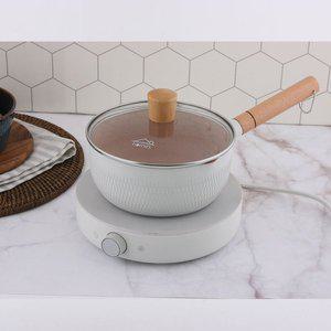 [기타]해머톤 맥반석 세라믹 인덕션겸용 한끼 라면 이유식  편수 냄비 18cm