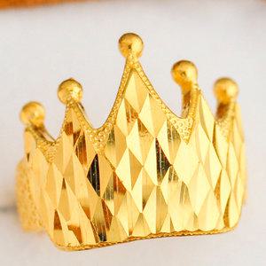 바이썰틴 명품크라운 돌반지 3.75(1) 1.875(0.5) 아기순금 종로 백일 돌반지 3.75g 1.875g 카드결제 가능