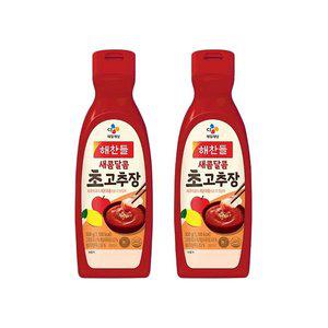 해찬들 새콤달콤 초고추장 500g(튜브형) x2개