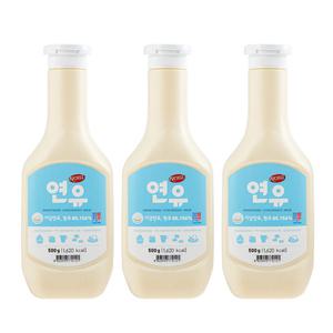 리치스 연유 500g x 3개 HACCP 인증 달콤한 우유 시럽 빙수 만들기 재료 여름 카페 업소용 토핑 연유라떼