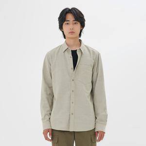 [앤듀]남성 코튼레이온 선염기본카라 셔츠(O214SH100P).