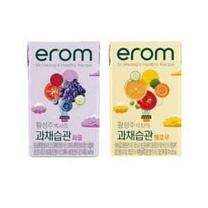 이롬 황성주 박사의 과채습관 140ml 퍼플 24팩+옐로우 24팩
