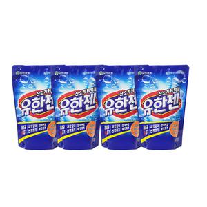 유한락스 산소계표백제 유한젠 분말형 리필 1kg x2개 x2개(총4개)