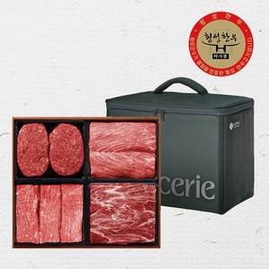 1등급 횡성한우 으뜸6호세트 1.6kg (불고기+국거리+산적+장조림/냉장)