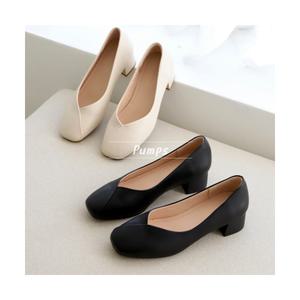 제이시 무지외반증 4cm 소가죽 유니화 통굽 구두 K134