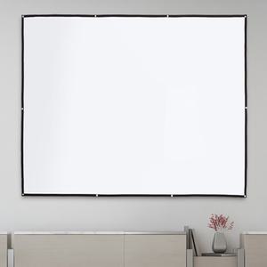 대형 붙이는스크린 빔스크린원단 와이드 강의실 240x180cm
