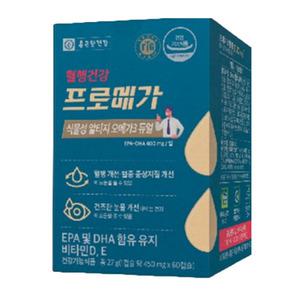 종근당건강 프로메가 식물성 알티지 rTG 오메가3 듀얼 450mg 60캡슐