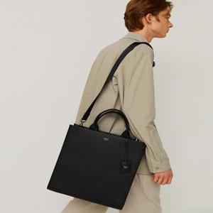 닥스 액세서리 [토트 백(M Size)][DAKS ESSENTIAL][닥스에센셜] 블랙 솔리드 가죽 DBBA4FE21BK