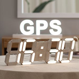 국산 플라이토 위성 GPS 인테리어 LED 벽시계 38cm 멜로우 / 포토구매평