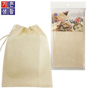 진짜 삼베주머니 중 20x27 면보자기 면포 육수망 망사