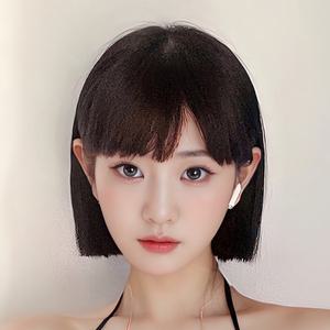 키라비 가발 여성 통가발 단발 머리 숏컷 29cm DTF-117