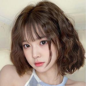 키라비 가발 여성 통가발 웨이브 단발 머리 숏컷 32cm DTF-211