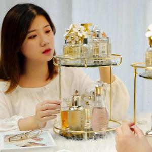 화장품 정리대 회전식 수납함 정리함 진열대 뷰티