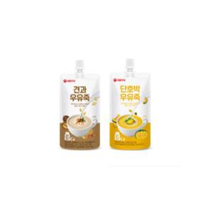 서울우유 단호박우유죽 130g x 10개입 + 견과우유죽 130g x 10개입 (총 20개)