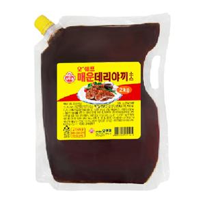 오뚜기 오쉐프 매운데리야끼소스 2kg/1개