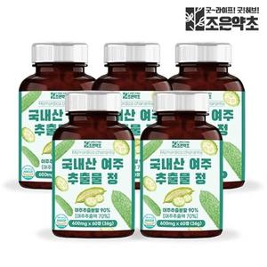 조은약초 여주 추출물 여주정 식약처 HACCP 인증 60정 x 5개 여주분말 여주환