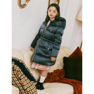 [BEANPOLE KIDS] 여아 덕다운 샤이니 롱패딩  애쉬 (BI4X38G014)
