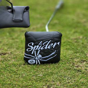 Spider 스파이더 레드 골프채 헤드커버 퍼터 자석 말렛 헤드커버