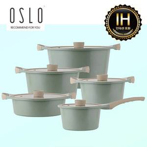 (OSLO) 마린 세라믹인덕션냄비 5종SET(10PCS)