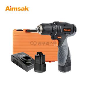 아임삭 AD414R 3G 14.4V 충전 드릴 배터리2개 콤보케이스